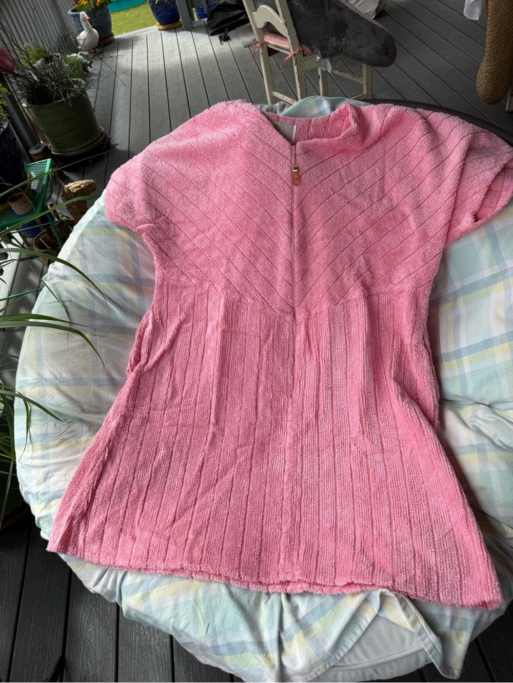 Stan Herman chenille robe lounger vintage NWT 2X